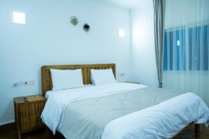 King-size bedroom at House Rhino